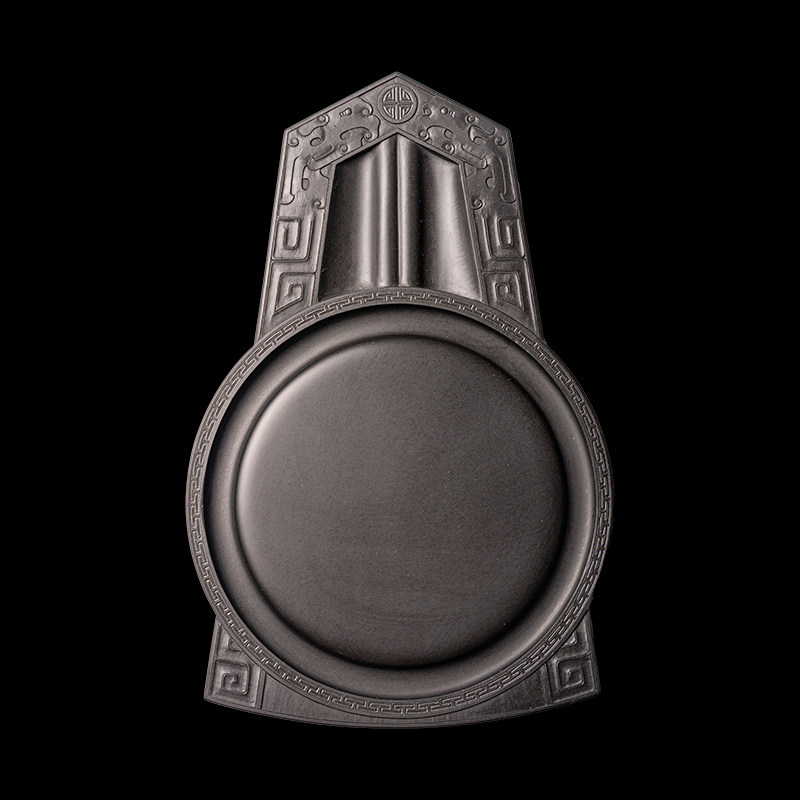 【孤品】国家非遗传人 方学斌制 收藏级砚台《圭璧砚》罗纹坑  罗纹歙砚台 高档文房四宝