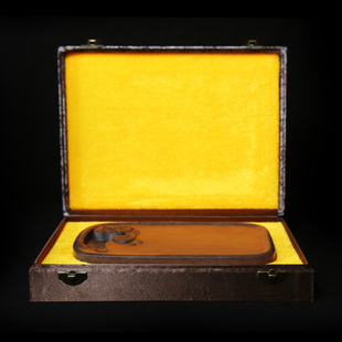 国家非物质文化遗产 肇庆端砚砚台出水芙蓉寸宋坑砚台 正宗老坑天