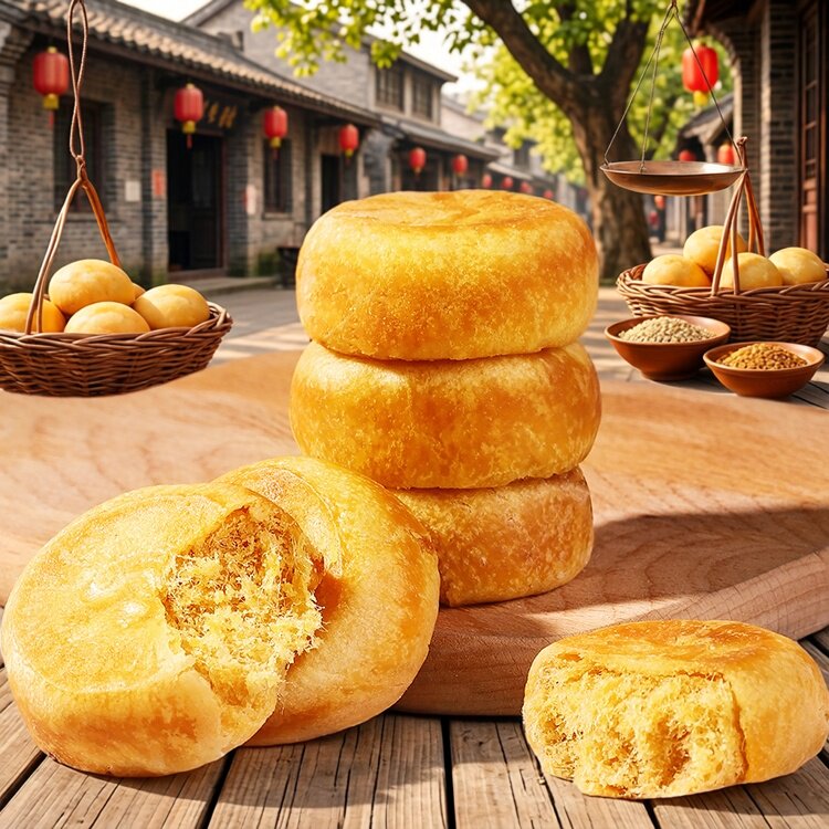 友臣肉松饼整箱礼盒装1kg营养早餐糕点孕妇零食小吃休闲食品面包