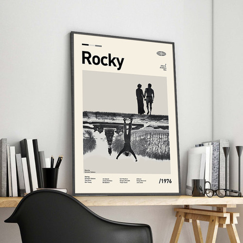 洛奇电影海报装饰画史泰龙