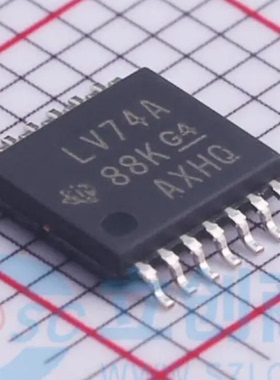 SN74LV74APWR 丝印LV74A TSSOP14双通道上升沿触发器变换器芯片