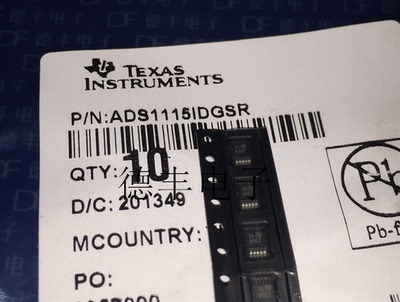 ADS1115IDGSR ADS1115IDGS ADS1115 模数转换器 全新原装正品