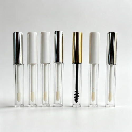 BT711B唇釉瓶空瓶diy唇釉口红 白色盖透明瓶唇彩分装瓶容量1.2ML