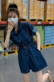 新品现货有买家秀夏季牛仔连体裤2C098-8866P115K168，女装套装/套裙，2C098