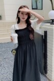 新款现货2025夏季时尚拼接连衣裙2C098-8892P120K178，女装连衣裙，2C098