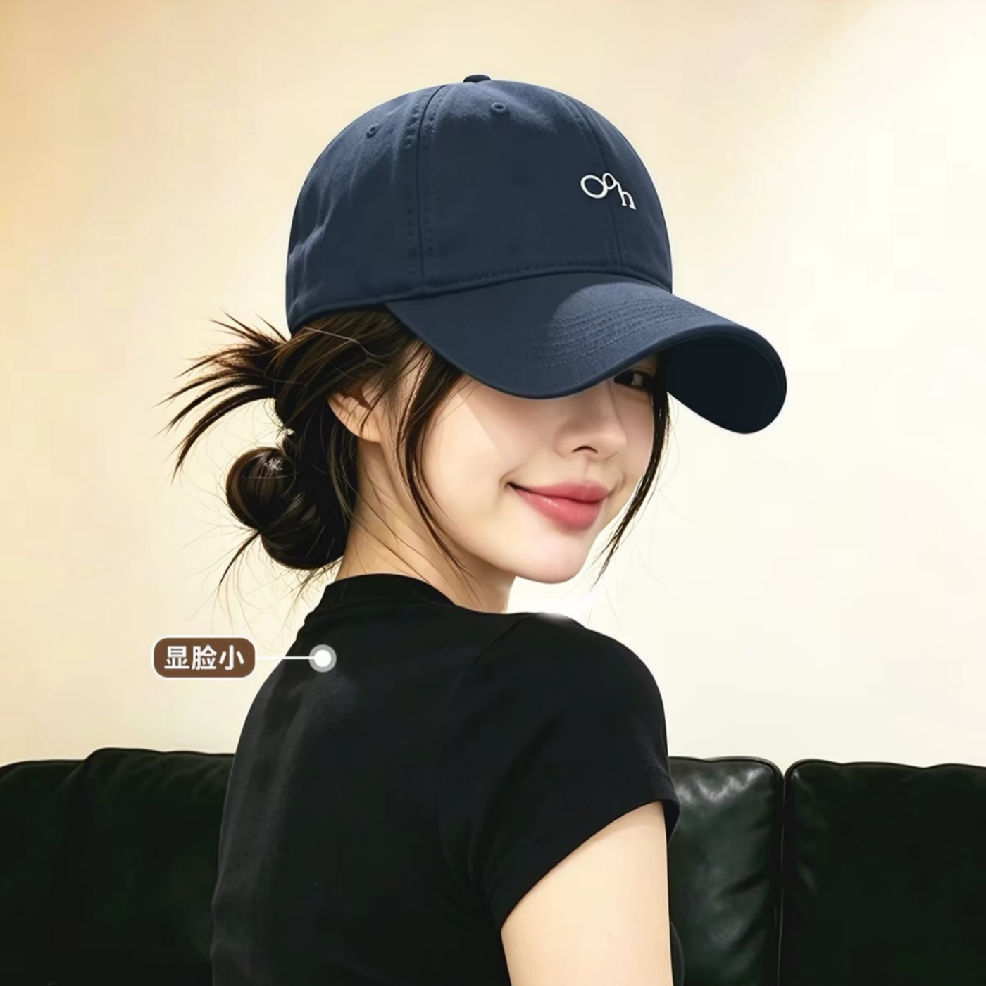 夏季时尚新款棒球帽女显脸小图片