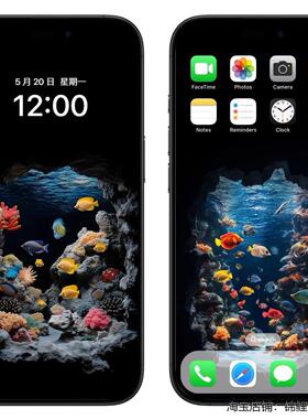 动态壁纸 | 水族馆 |1张苹果动态壁纸+7张手机静态4K高清