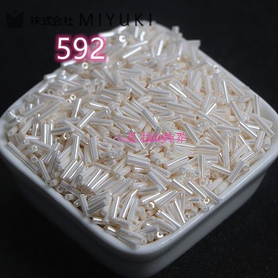 日本MIYUKI御幸6mm管珠散珠手工DIY串珠法绣手链项链玻璃配件材料
