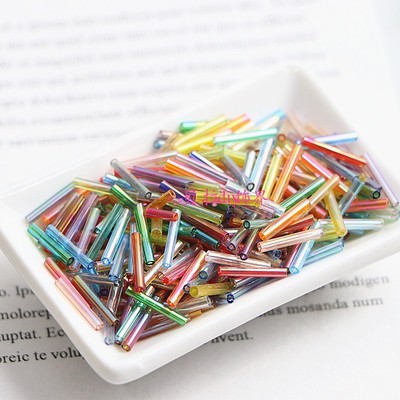 2*12mm幻彩管珠米珠六分管手工