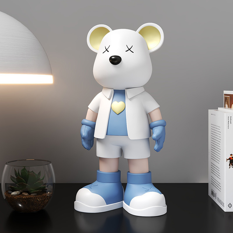 创意暴力熊桌面小摆件