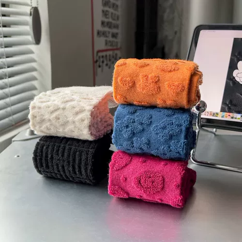 Демисезонные брендовые носки, трехмерный товар, в корейском стиле, длина миди