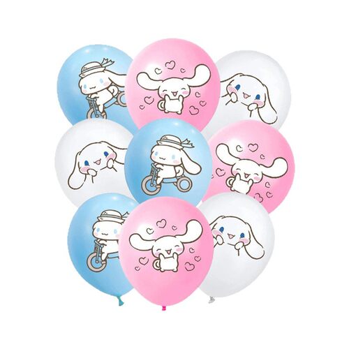 玉桂狗印花主题气球儿童生日派对