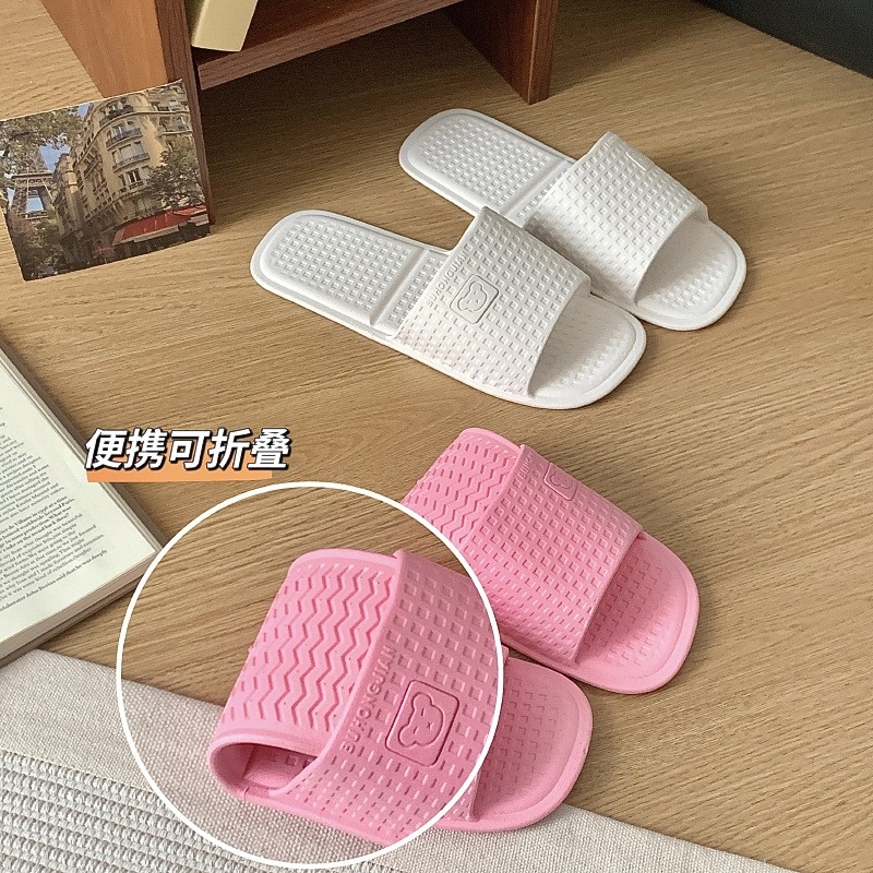 可折叠一次性拖鞋女夏季轻便