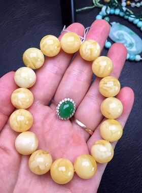 天然俄料蜡质手串