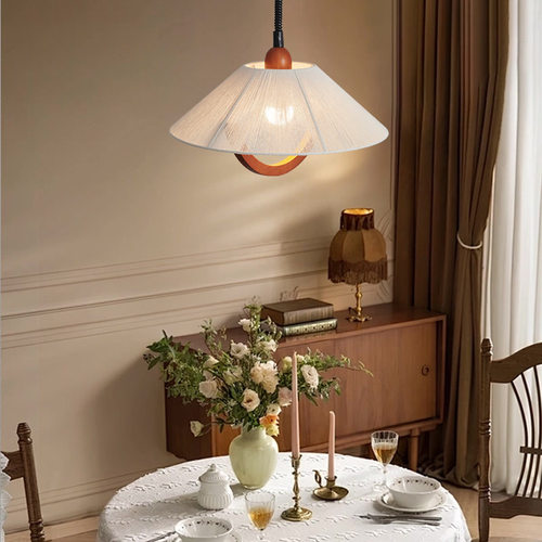 复古小户型餐厅灯日式木艺伸缩吧