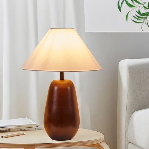 日式台灯原木风简约实木主卧床头