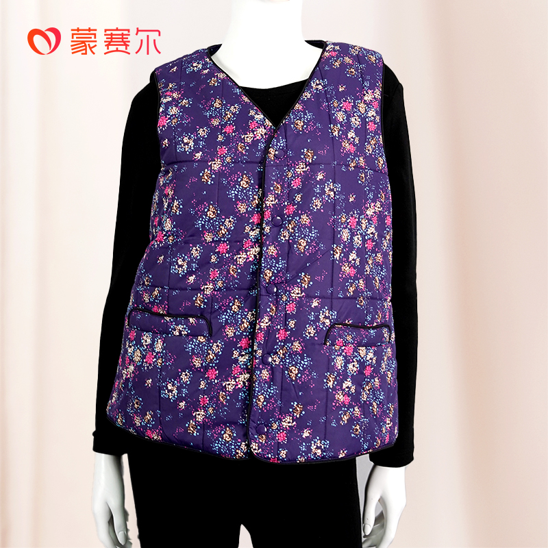 蒙赛尔女士羊毛保暖马甲862薄款外穿防寒内衣秋衣冬季新款