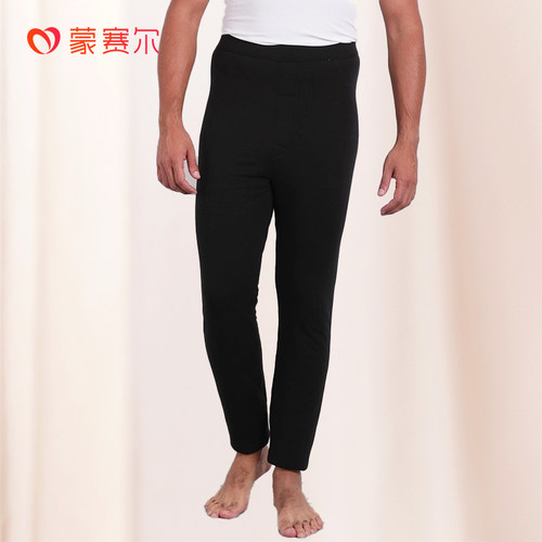 蒙赛尔男士羊毛保暖裤5422中青年裤加厚防寒新款秋衣棉裤秋裤