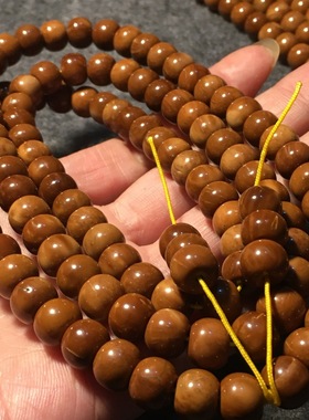 天然库克手串念珠藏式佛珠长串108颗手链稀有菩提子文玩项链男女