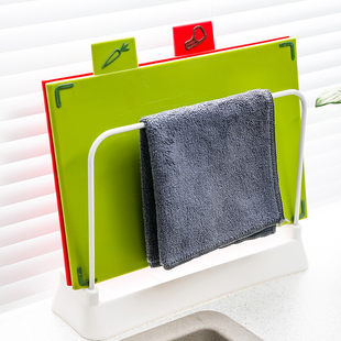 日本LEC砧板架菜板案板沥水架放置架家用厨房台面收纳架置物支架