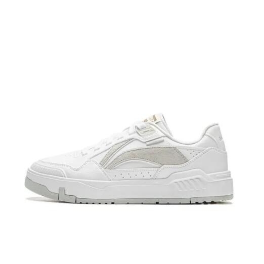 李宁女24秋Common 80s合成革时尚舒适防滑耐磨低帮板鞋AGCU158-1