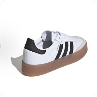 现货adidas originals SAMBAE 时尚舒适女款 低帮板鞋 JI1349