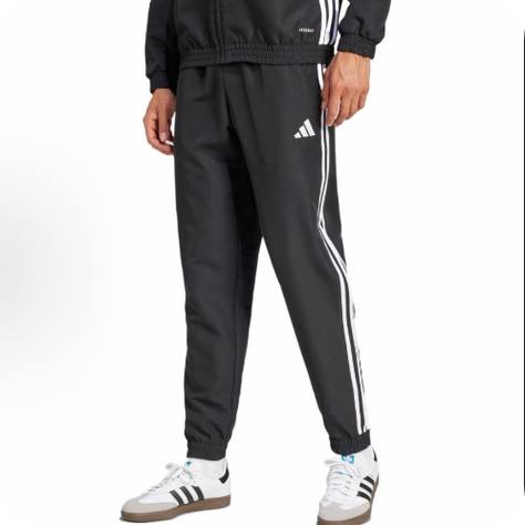 adidas ESSENTIALS Tiro 25 运动舒适透气束脚休闲裤男黑色JC5445