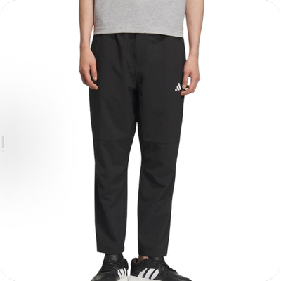 adidas 时尚舒适百搭亲肤速干九分休闲裤 男款KC2877