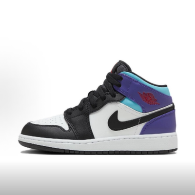 现货 耐克 Air Jordan 1 AJ1 黑紫色大童款 休闲板鞋 DQ8423-154