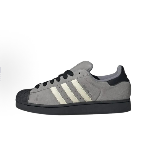 adidas originals Superstar 2 经典百搭 板鞋 男女 灰色JQ3222