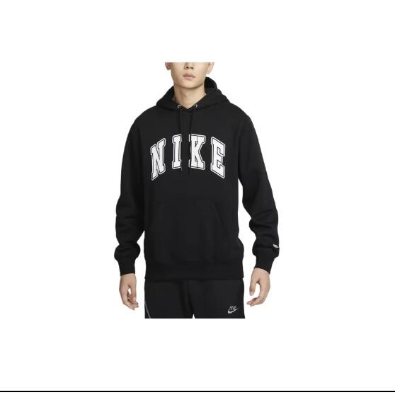 NIKE耐克时尚百搭休闲加绒套头连帽男24秋运动卫衣FZ0872-010