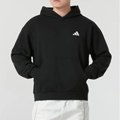 ADIDAS阿迪达斯男24冬休闲运动连帽保暖透气运动卫衣套头衫 JN6765
