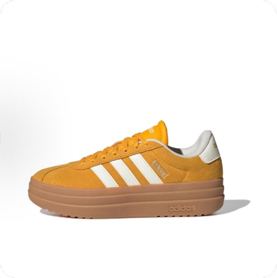 adidas VL Court Bold 舒适百搭 板鞋 女款 红色KJ6854