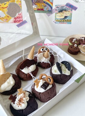 像个脏脏包 THE MOMENT HOME甜品香薰蜡烛闺蜜生日伴手礼物摆件