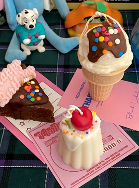 可露丽日记THE MOMENT HOME蛋糕美式香薰蜡烛ins风氛围无烟礼物