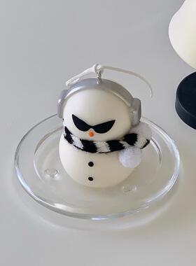 雪人圣诞香薰蜡烛ins爆款无烟