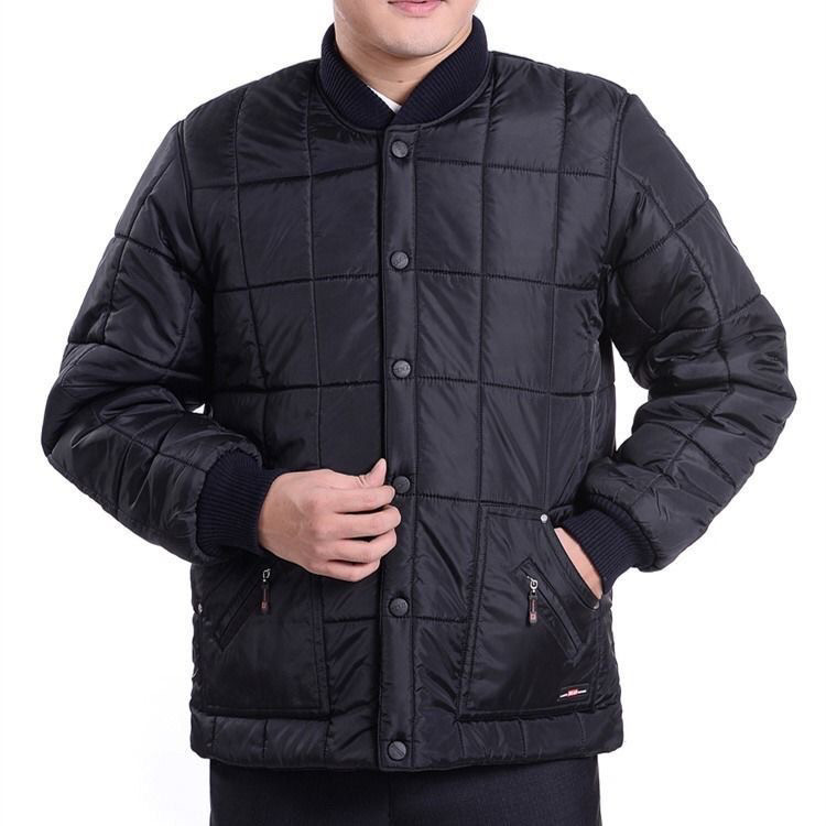 冬季中老年男士棉袄加肥加大加厚老人款小棉袄内胆棉服爸爸装棉衣
