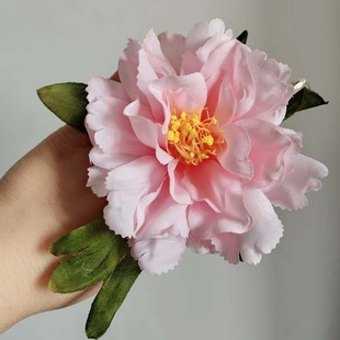 2025新款牡丹花戒指花朵指尖生花女舞台表演跳舞手掌花花配饰指环