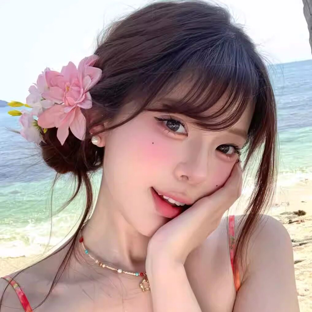 手工制作古风发夹粉色花朵头花仙气发饰妆造汉服头饰女侧边发卡子
