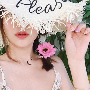 渡假饰品头饰向日葵头花女童发饰太阳花朵发夹边夹雏菊发卡子成人