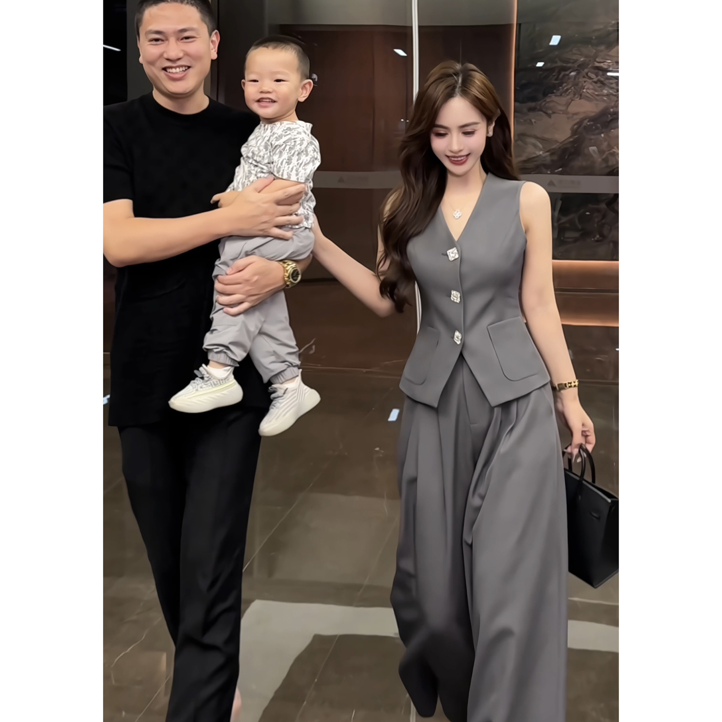 董小姐高端定制马甲阔腿裤套装女2025超火穿搭巨好看的夏装一整套