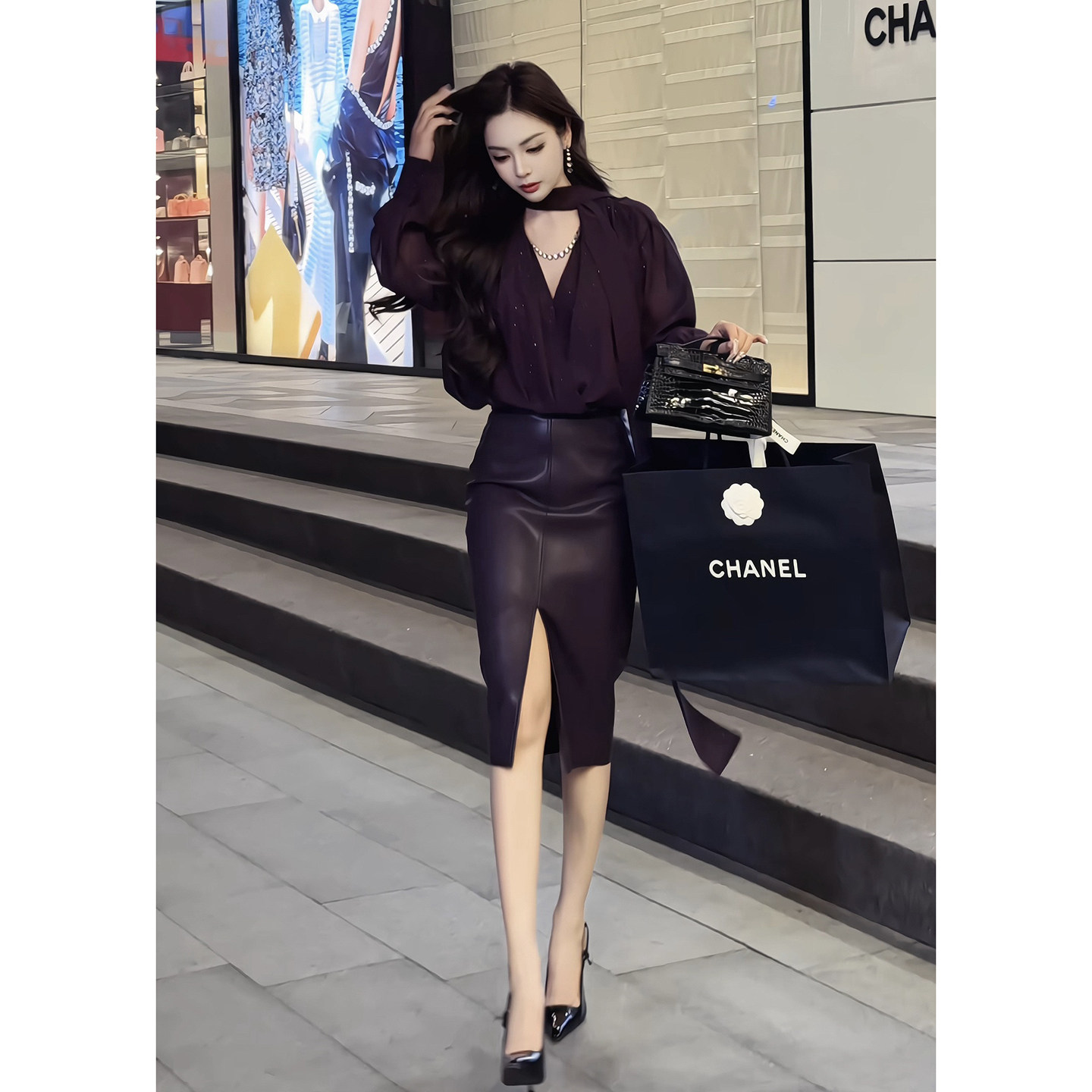 董小姐高端定制御姐衬衫女款2026新款春装法式上衣轻奢高级感衬衣