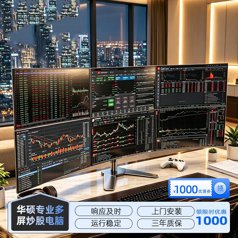 【ASUS华硕专业多屏炒股电脑】