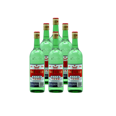 北京红星二锅头出口型大绿瓶白酒