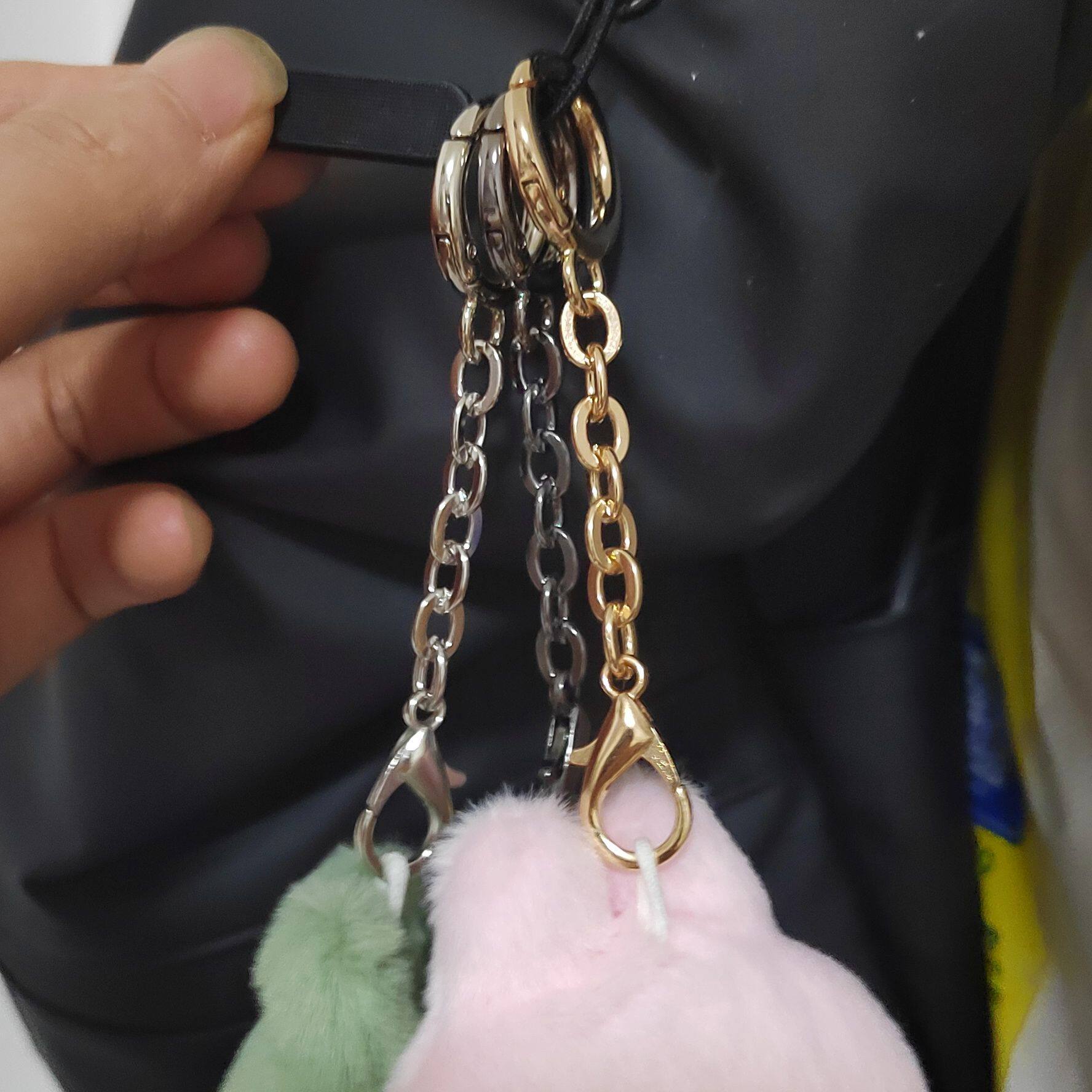 金属链条DIY包包延长链可拆卸半成品钥匙扣玩偶书包装饰小挂件
