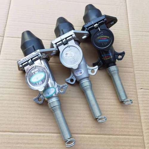 半挂车电源连接线七孔插头7芯插座大货车通用纯铜芯ABS/EBS插头座