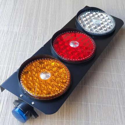 LED五寸中集挂车后尾灯三联货车24V防水刹车爆闪转向后组合灯三圆