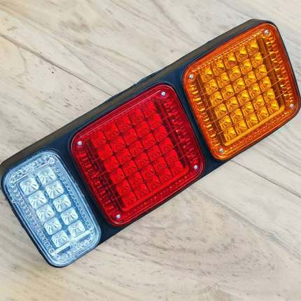 经典LED巨能王后尾灯半挂车货车电子尾灯总成倒车灯转向灯24V防水