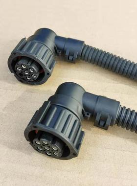 后尾灯插头解放J6豪沃德龙天龙奥威ETX后尾灯接头GEST TL 七插头