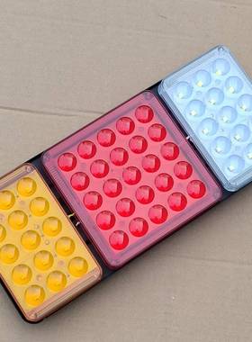 LED透镜140-2电子后尾灯总成24v货车大挂车农用车刹车转向倒车灯